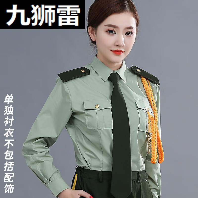 九狮雷jun鼓乐队礼服衬衣夏文工团演出服鼓号队仪仗队升旗手乐团服装