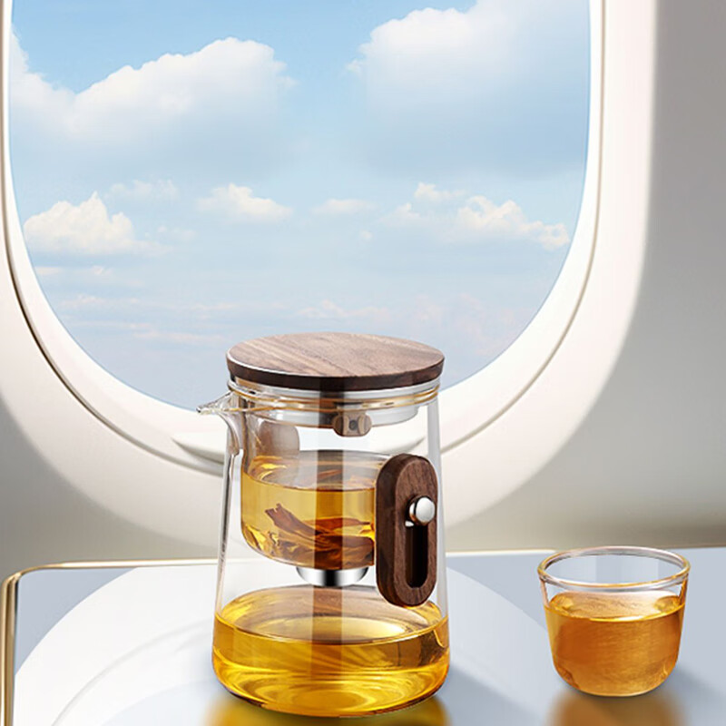 自像堂户外便携玻璃茶具套装轻悦旅行泡茶杯快客杯泡茶露营家用随身茶具