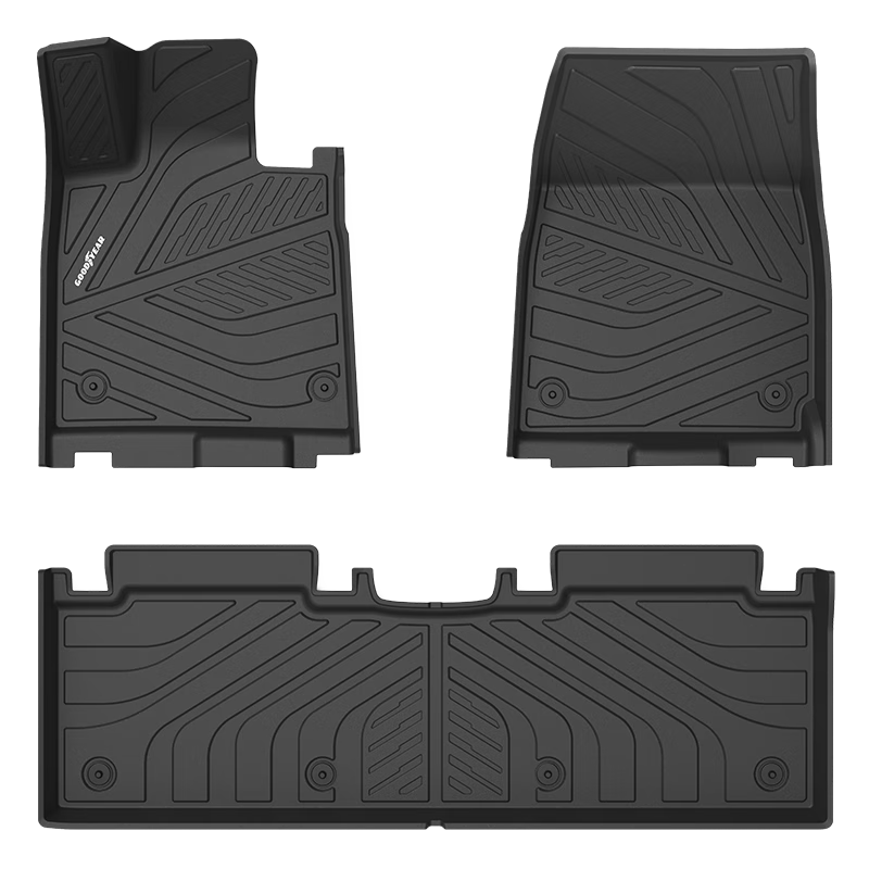 固特異（Goodyear）tpe汽車腳墊適用于小米su7ultra配件裝飾TPE腳墊黛尼斯毯