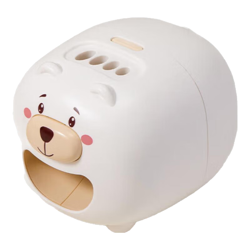 拜杰嗑瓜子神器全自动懒人家用剥瓜子开口神器电动瓜子剥壳磕扒拨脱机 白白熊瓜子机【充电款-可拆洗】