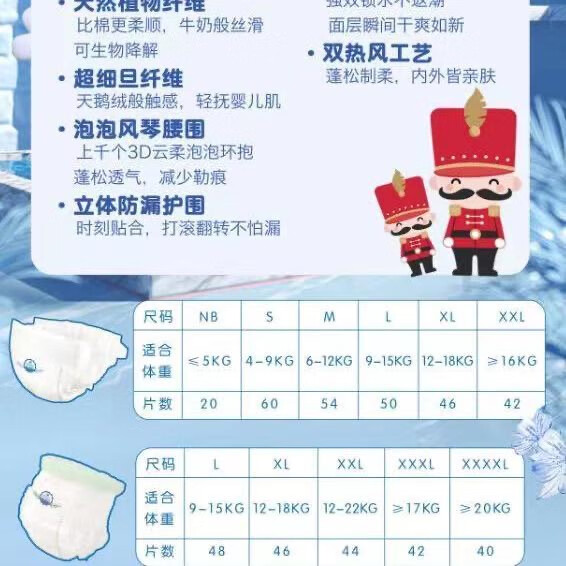 英卫士魔法森林纸尿裤拉拉裤新生婴儿男女宝宝通用超薄透气尿不湿 英卫士魔法森林拉拉裤XXL44片
