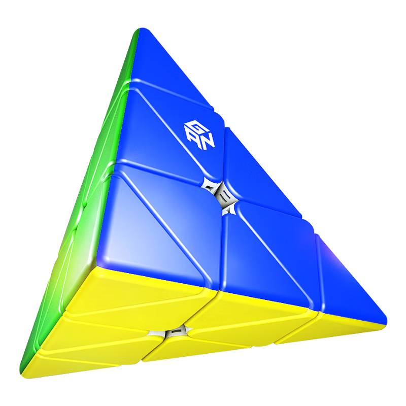 GAN金字塔異形魔方兒童益智玩具比賽順滑速擰減壓禮物全向軸定位版