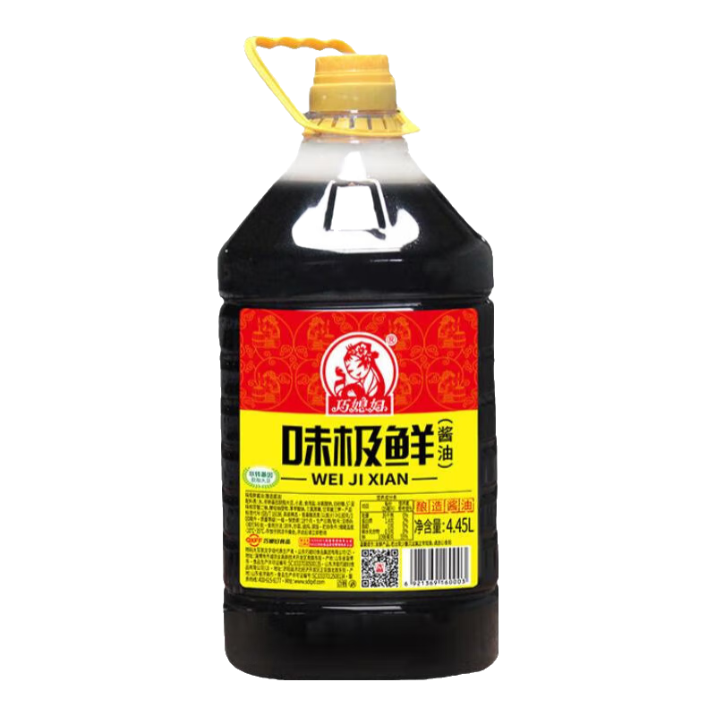巧媳妇味极鲜 酱油生抽桶装特级酱油酿造炒菜凉拌调味酱油厨房家用商用 【10斤重】4.45L味极鲜（一级）