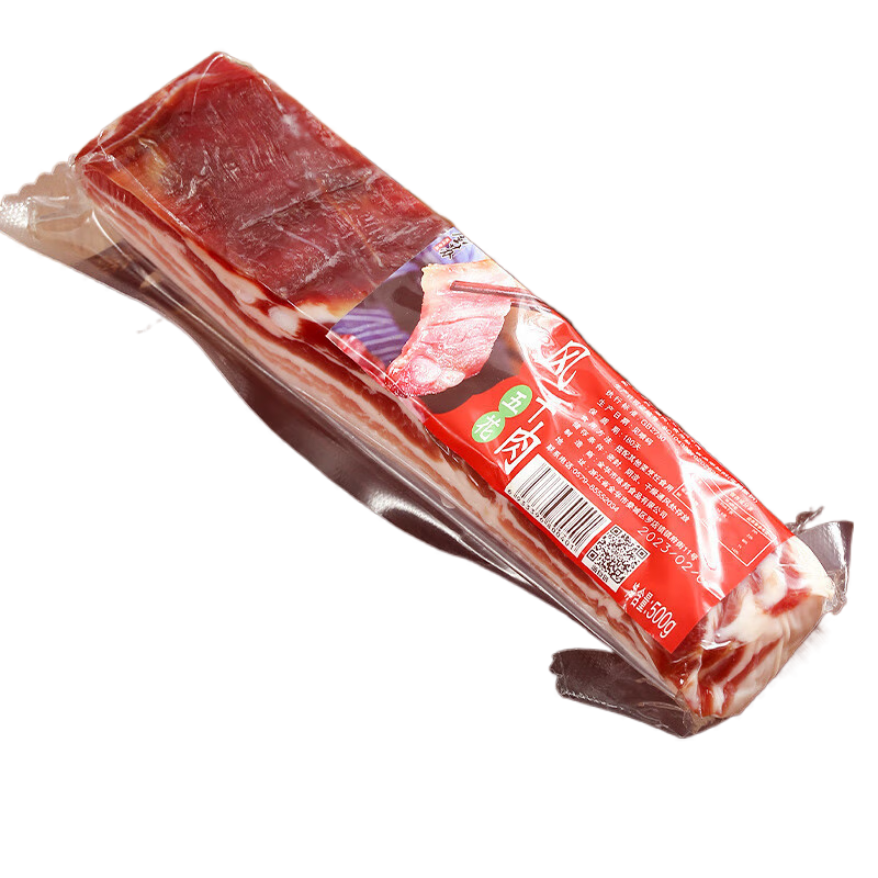 金蘇金華火腿咸肉五花肉刀板香風干肉腌肉菜飯南豐咸肉臘肉腌篤鮮 500g 咸肉【偏瘦一點】