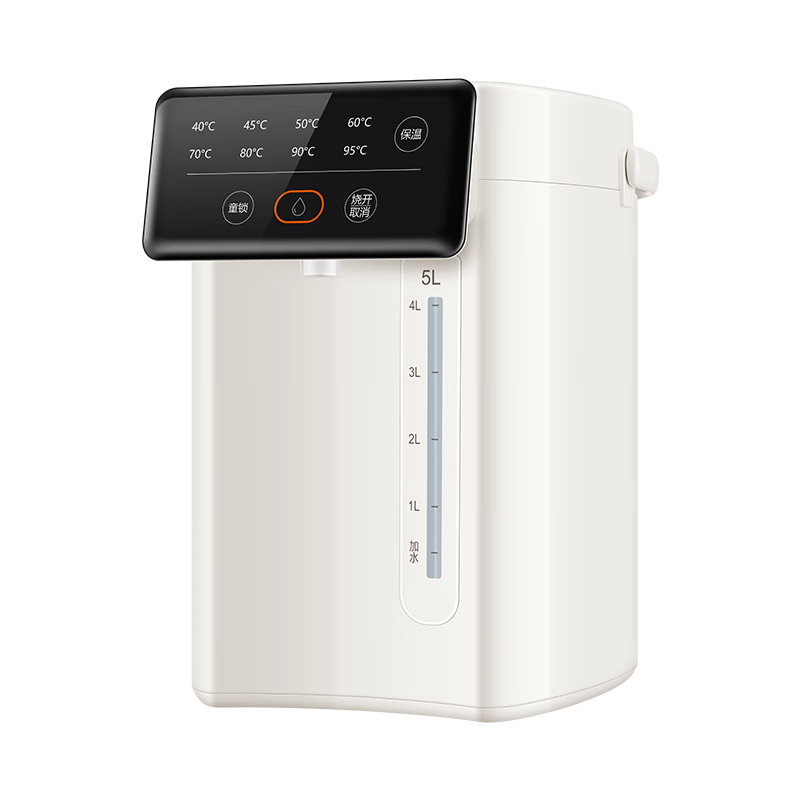 苏泊尔（SUPOR）电热水瓶热水壶5L烧水壶恒温电热水壶304不锈钢 多段调温触控大屏 保温水壶SW-50T822