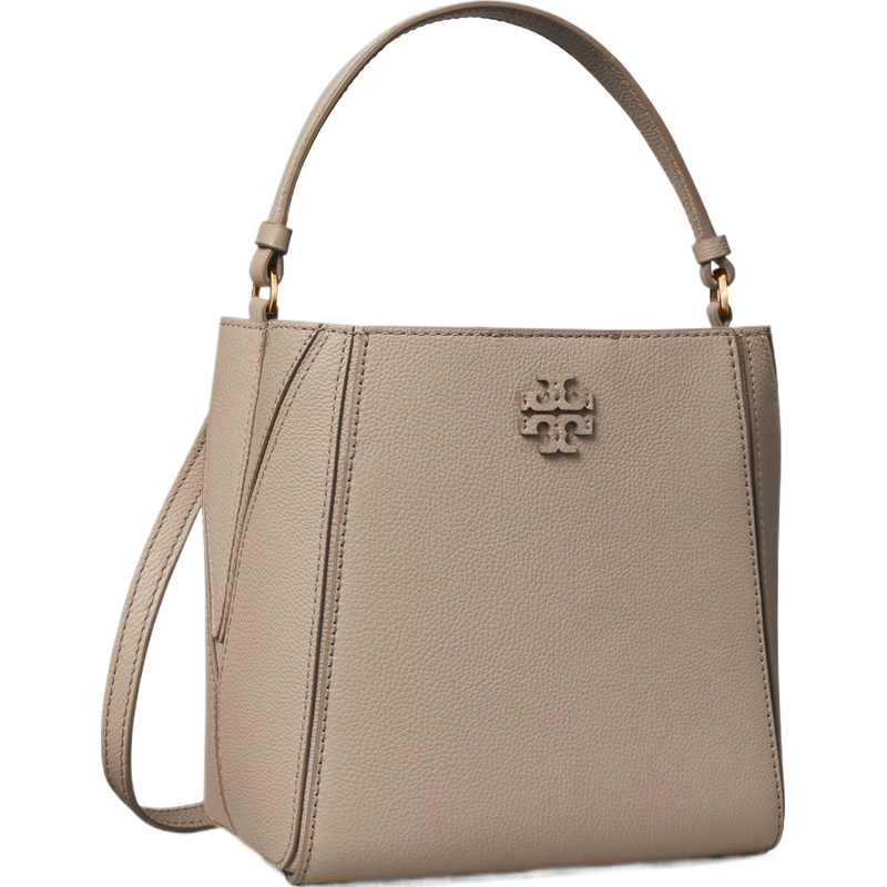 Tory Burch 湯麗柏琦  MCGRAW小號單肩變形水桶包女包TB 158500 陶土灰 200 OS