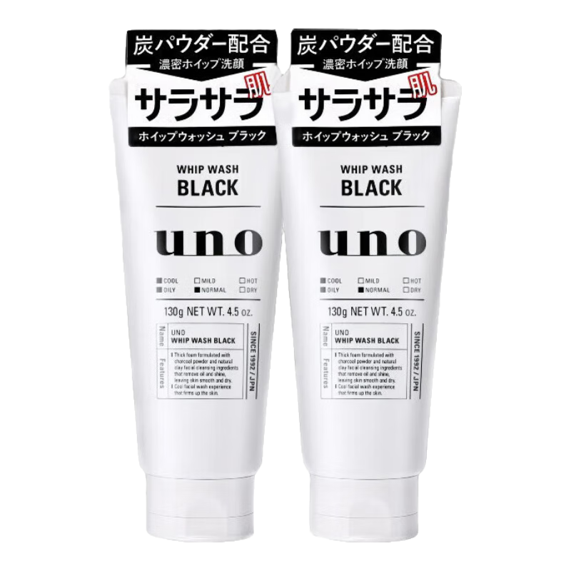 ���ڲ����������ã�Shiseido��uno��ʿϴ���̿��ͽ��������㱣ʪ���ȥ��ͷ���ʽ��� ����̿ǿ�����ͣ���ɫ��130g*2֧ 27.36Ԫ