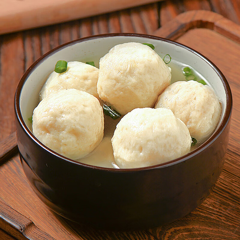 圣贤斋黄花鱼丸200g手打黄花鱼肉丸新鲜鱼丸子丸料关东煮麻辣烫火锅食材 黄花鱼丸200g*5包