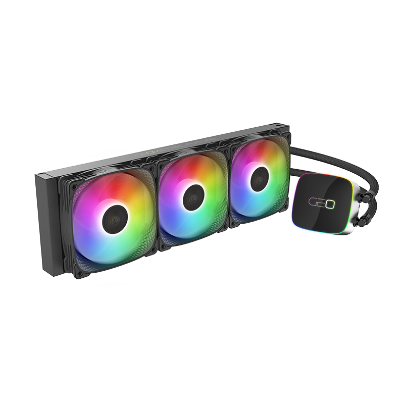 GEOMETRIC FUTURE 几何未来小爱斯基摩霓虹360一体式水冷散热器