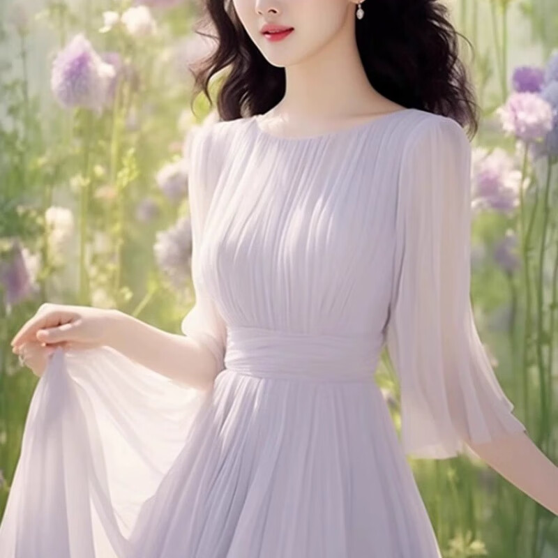 �ŵ2025�¿���������ȹѩ�ĺ��߶ȼ�������ɫѹ������ȹ�ļ� ��ɫ ��ɫƫ�� XL ����116-125��156.12Ԫ