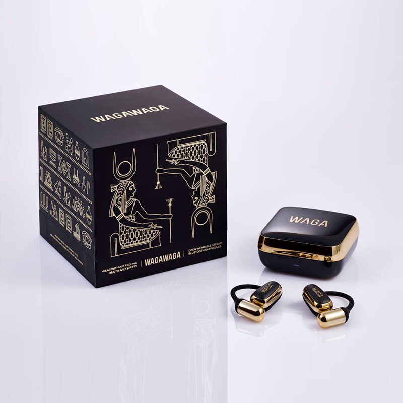 WAGAWAGA开放式OWS真无线蓝牙耳机 Brava气传导挂耳式不入耳运动舒适圈哇嘎waga耳机 尼罗