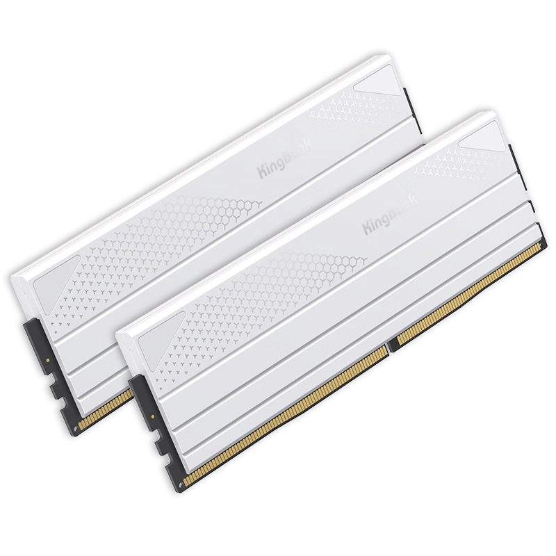 金百达（KINGBANK）32GB(16GBX2)套装 DDR5 6000 台式机内存条海力士A-die颗粒 星刃白 C28 Deepseek硬件