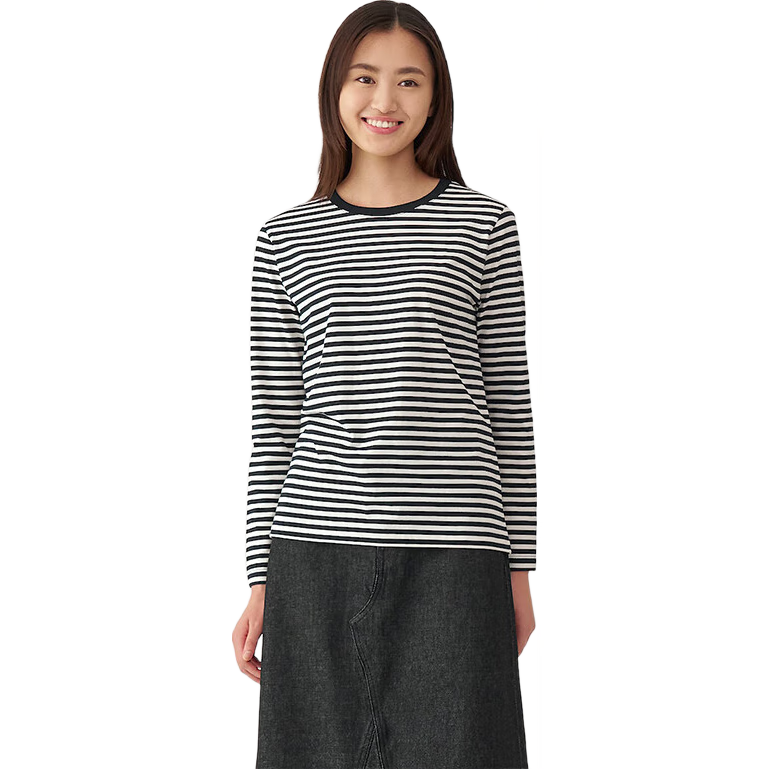 MUJIŮʽ ���ñ�֯ ����T�����´���� ��ɫ���� XL 