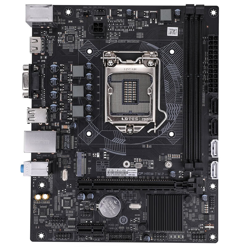 七彩虹H81M-T M.2 V20（Intel H81/LGA1150） DDR3内存 CPU4代 M.2接口 H81M-T M.2 V20 支持CPU4代