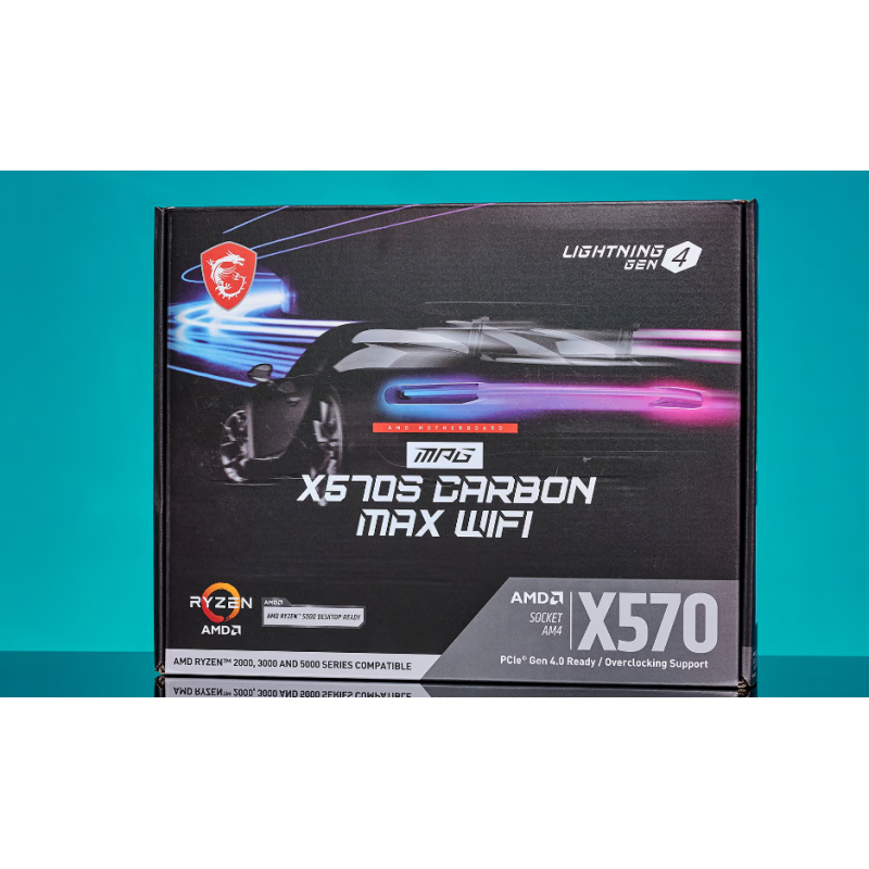 微星盒装微星MPG X570 GAMING PRO CARBON WIFI主板AM4锐龙5950X超频 X570 Gaming Pro Cabron