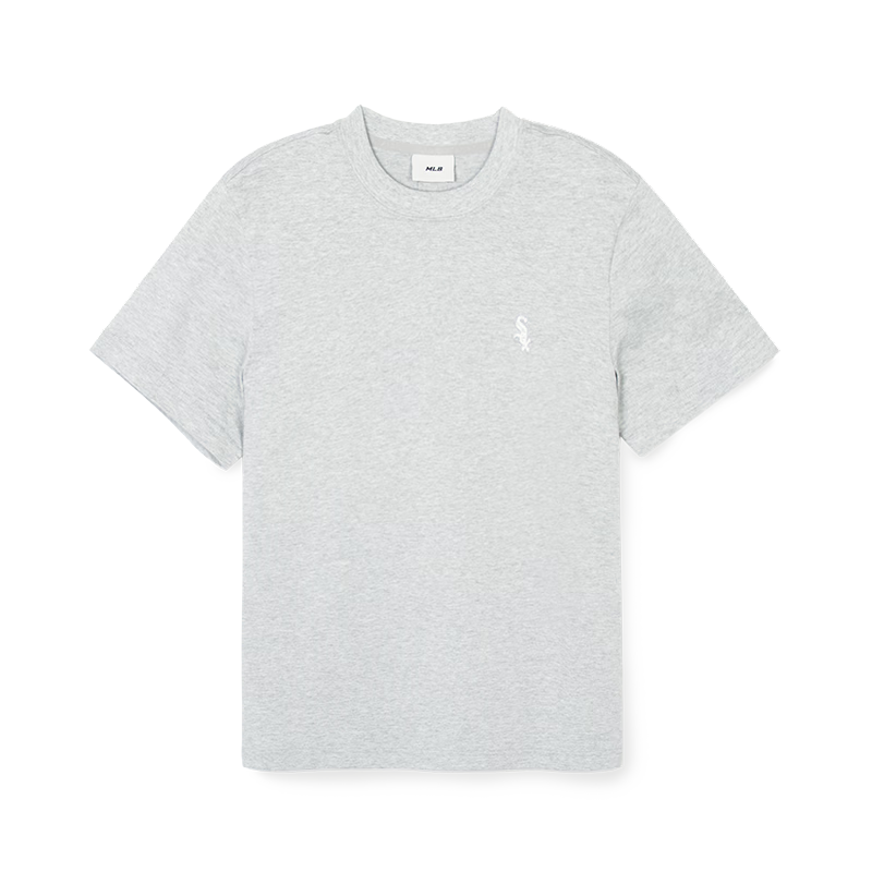 MLB男女短袖T恤情侣运动春夏简约休闲纯色圆领3ATSB0243