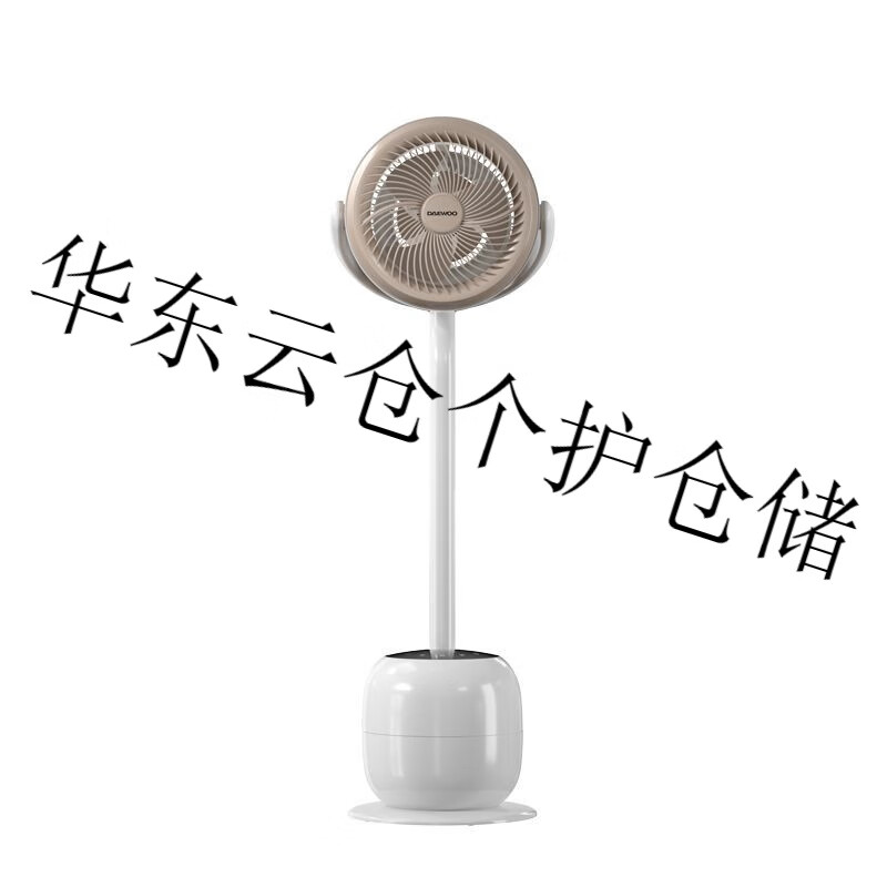 大宇（DAEWOO）精品优选循环扇家用负离子大风立式办公室落地扇轻音氛围光电风扇 【温馨氛围光 负离子新风】F40