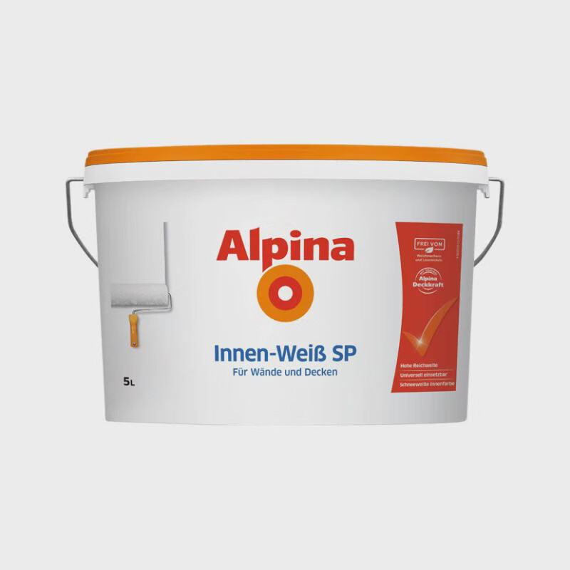 阿爾貝娜（Alpina）ia皓雅墻面漆內(nèi)墻乳膠漆耐擦洗乳膠漆學(xué)校公寓美化墻面漆 2桶面漆 *共15升