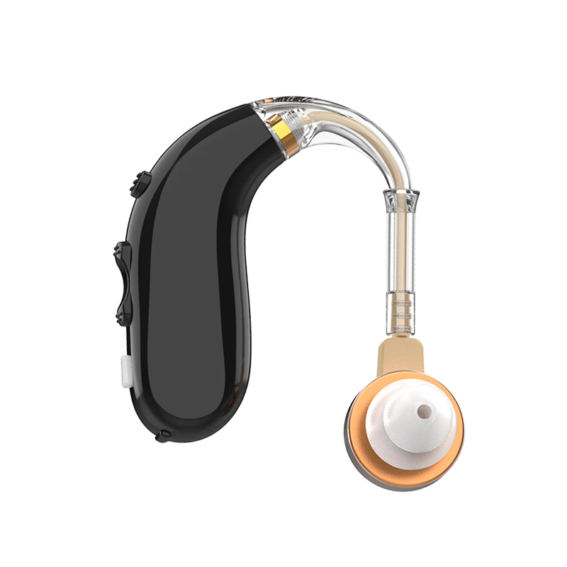 申瑞助听器老年人重度耳聋专用隐形大功率耳背式充电款助听器C-109A