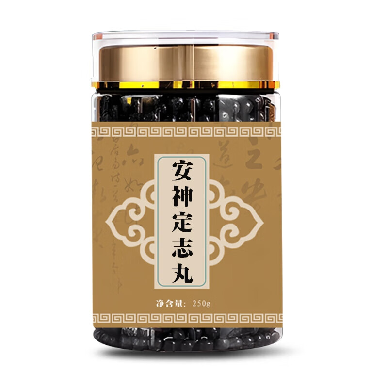 北京同仁堂原料 安神定志丸 250克大瓶装 药食同源 真材实料 传统 250g/瓶发5瓶巩固装