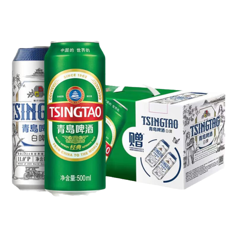 �ൺơ�ƣ�TsingTao��ԭ��֭Ũ�Ⱦ���10��P ��ơ11��P������������װ8����+2��ơ 500mL 10�� 54Ԫ