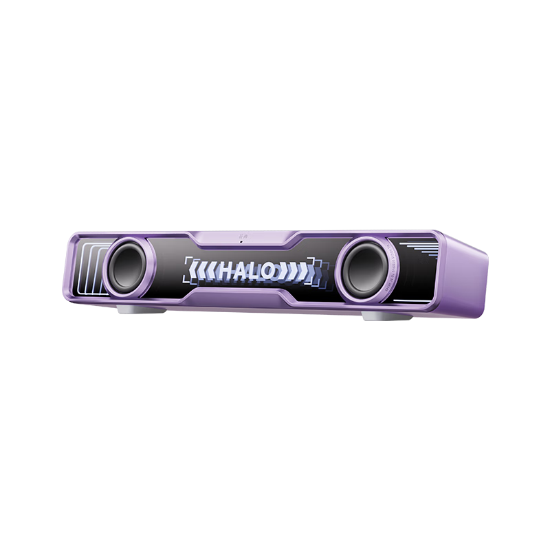 PLUS会员：漫步者 花再Halo SoundBar 桌面音响音箱 蓝牙5.4 RGB灯效