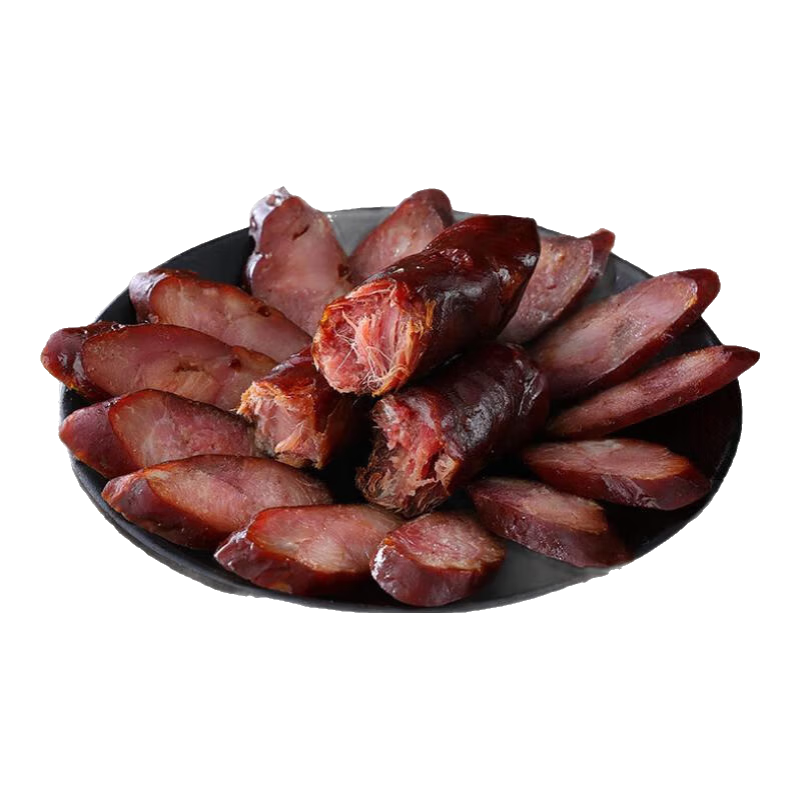 許記山東風(fēng)干純?nèi)庀隳c0防腐劑開袋即食聚餐速食下酒菜特產(chǎn)灌制風(fēng)干腸 【兩盒】咸香100g*2盒