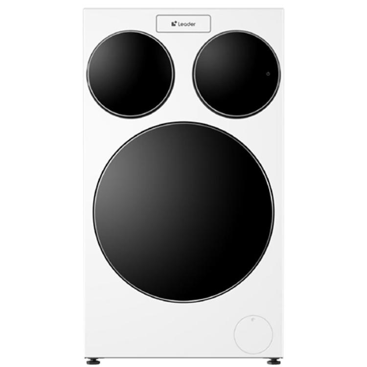 统帅（Leader）海尔出品 三筒快净0手洗 懒人滚筒洗衣机全自动XQGL125-MBLDE697WU1三桶【五星链接】