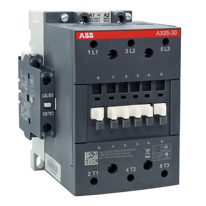 原裝ABB三相交流接觸器AX95-30-11電流95A線圈電壓AC220V 110V 24V替A95 AX95-30-11 AC220