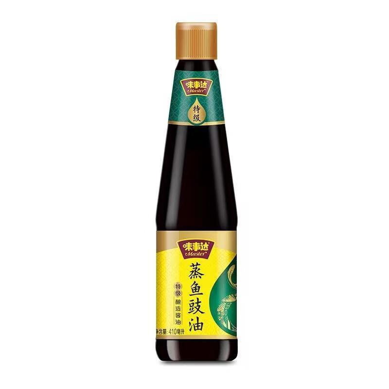 味事達(dá)蒸魚豉油410ml特級生抽海鮮醬油炒菜涼拌調(diào)味蘸料釀造醬油 一瓶