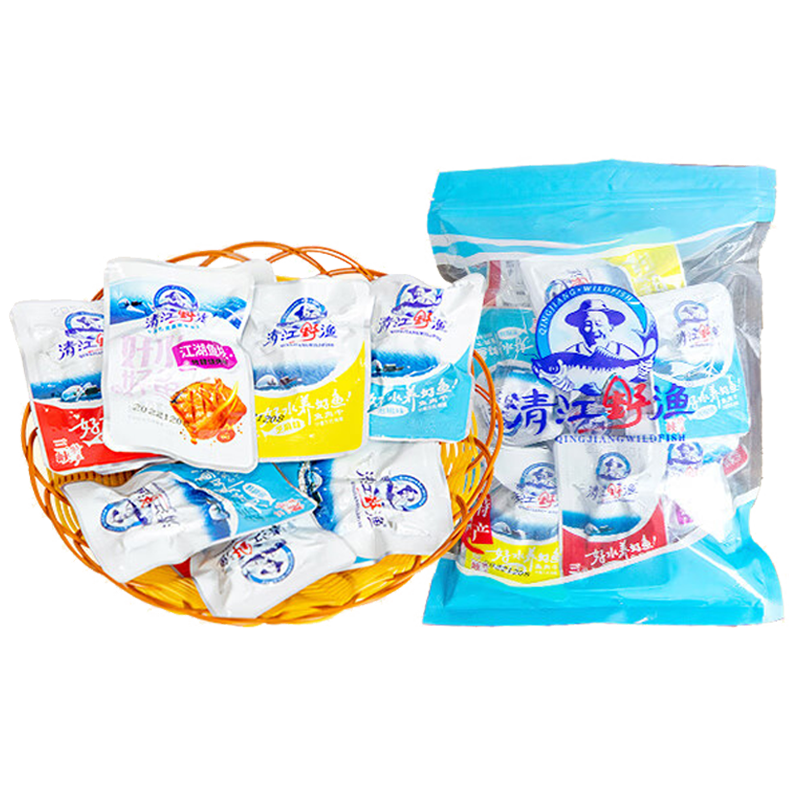 ���ڲ������彭Ұ�棨QINGJIANGWILDFISH��ɢ�����500g��Ͽ�ز���ʳ��ʳҹ�����а칫��ͯ�и���ʳ���ֿɿ� 500g��װ����ζ���У�34.96Ԫ