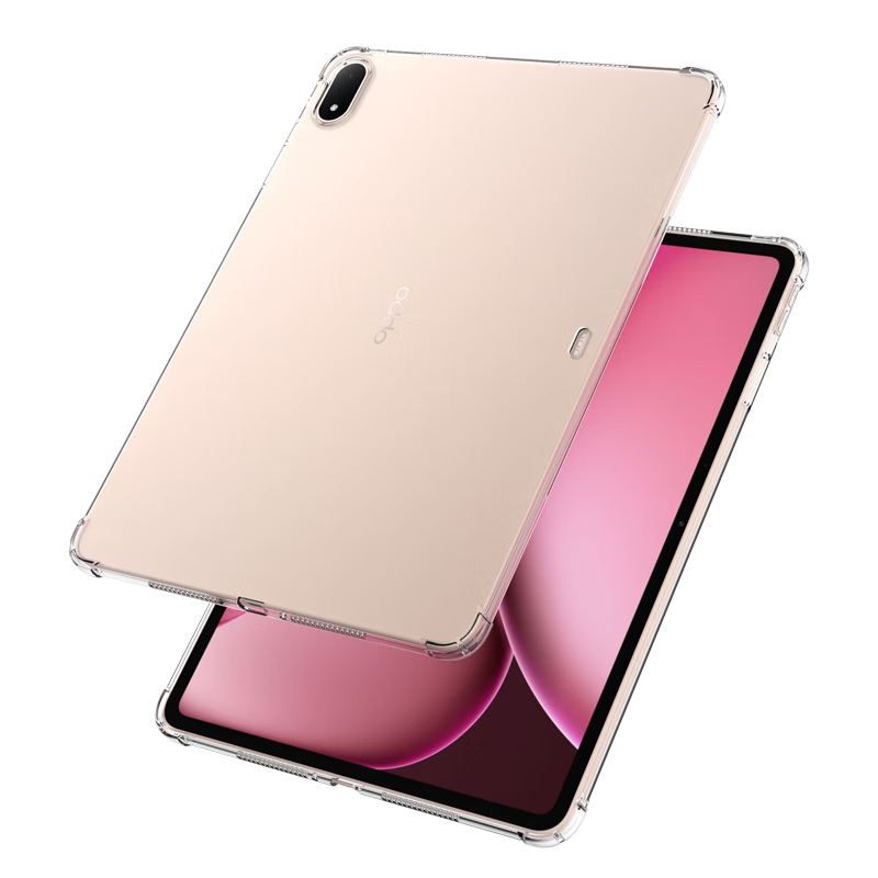 畢亞茲適用2025款OPPO Pad4 Pro/一加平板2 Pro13.2英寸保護套  TPU四角防摔輕薄保護軟殼 PB571-透明白