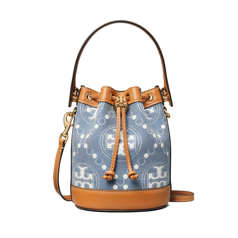 托里.伯奇（TORY BURCH）迷你水桶包手提包單肩包斜挎包 159638 960 拼色 送女友 禮物