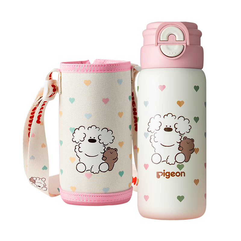 ���ף�Pigeon����miiiiichanȤ�� ��ͯ���±� ѧ��ˮ�� ֱͲ��600ml��ɫ����С��