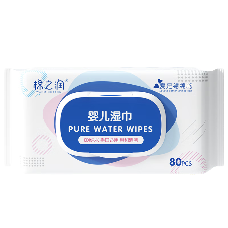 ��֮�� Ӥ���ֿ�ʪ�� �Ӻ񱦱�ʪ�� 80Ƭ*10�� ��ͥװ 26.5Ԫ