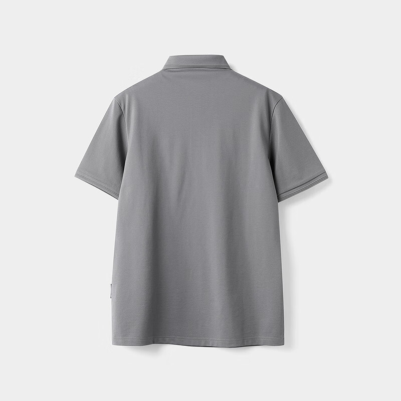 HLA海澜之家旗下黑鲸短袖polo衫男夏翻领短袖上衣男
