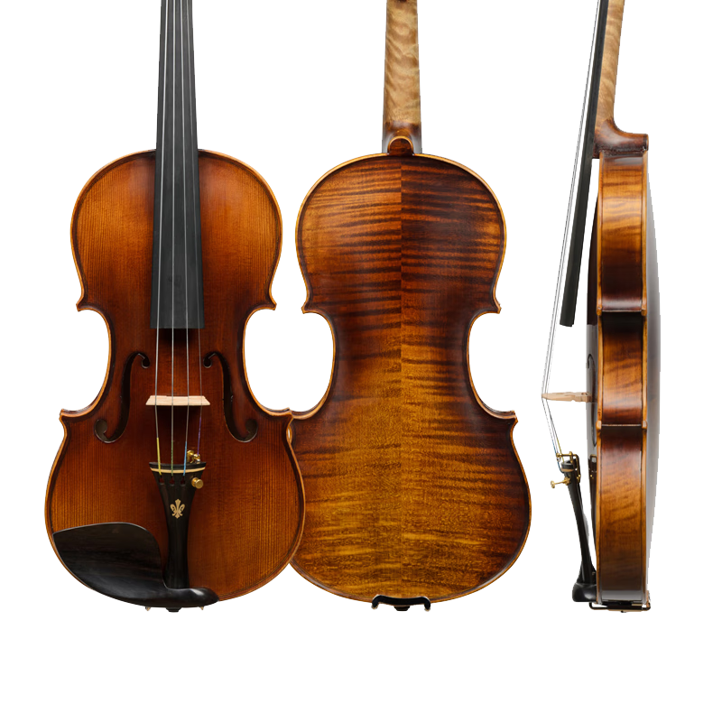 克莉絲蒂娜（Christina）手工實木小提琴V06B專業(yè)考級進(jìn)階演奏成人兒童學(xué)生初學(xué)入門樂器 V06B啞光 4/4身高155cm以上