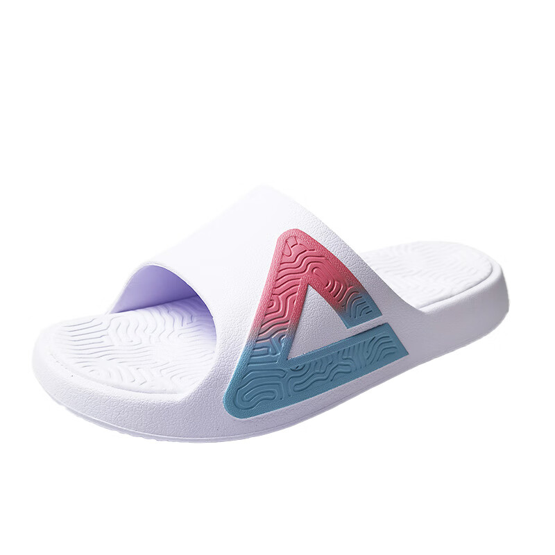 匹克(PEAK)态极拖鞋蔷薇之心运动拖鞋防滑沙滩鞋家居浴室凉拖男鞋虎啸花林 DL520557大白(蔷薇之心) 男款 44