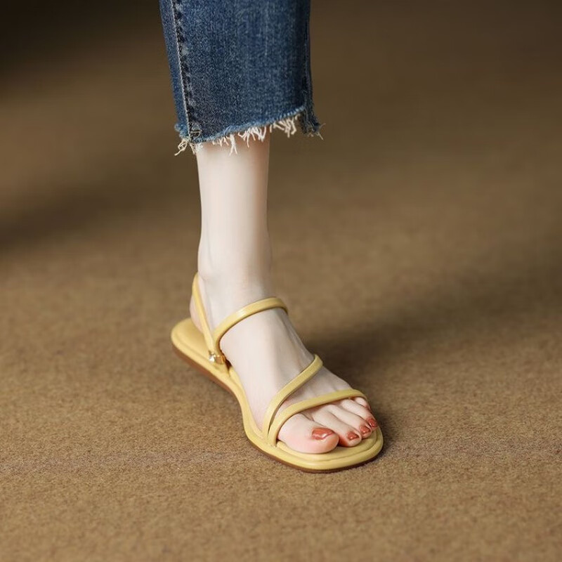 ����̤����ƽ����Ь��Ů���ļ��⴩����2025�¿������ٴ�Ůʿ��������Ь ��ɫ 36