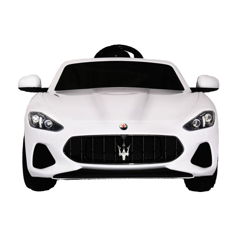 酷太陽瑪莎拉蒂授權(quán)兒童電動(dòng)車四輪遙控可坐人寶寶小孩四驅(qū)搖擺玩具汽車 高配白+四驅(qū)+皮座+搖擺+音樂+遙控+藍(lán)牙+拉桿