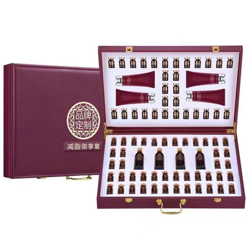 美容院塑形精油套盒纤体瘦肚子瘦腿燃脂减重发热 塑形套盒