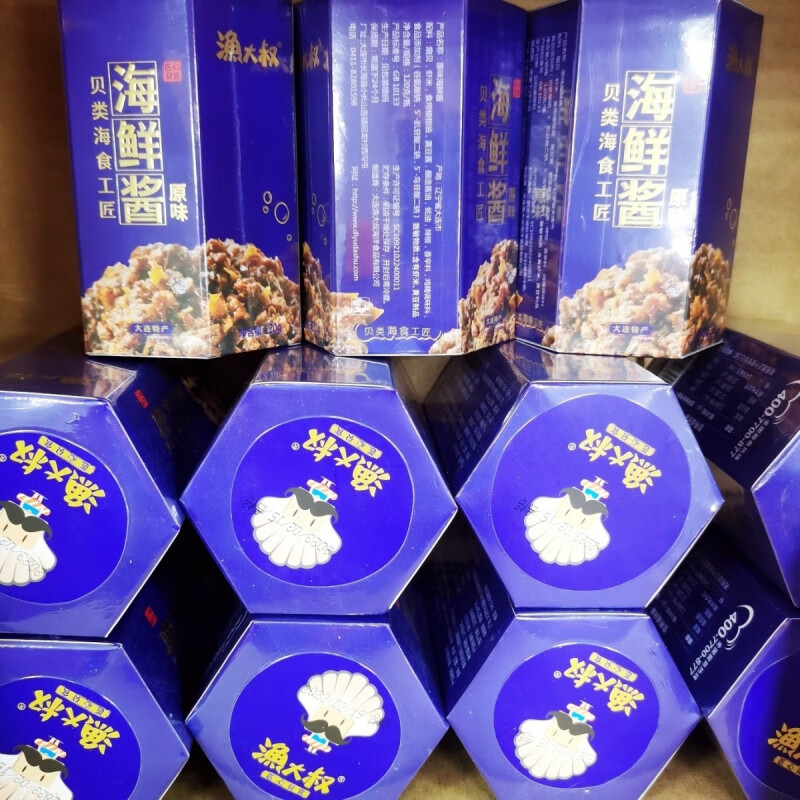 漁大叔香辣海鮮醬拌飯干貝調料火鍋蘸料120g 原味醬1瓶(120克)