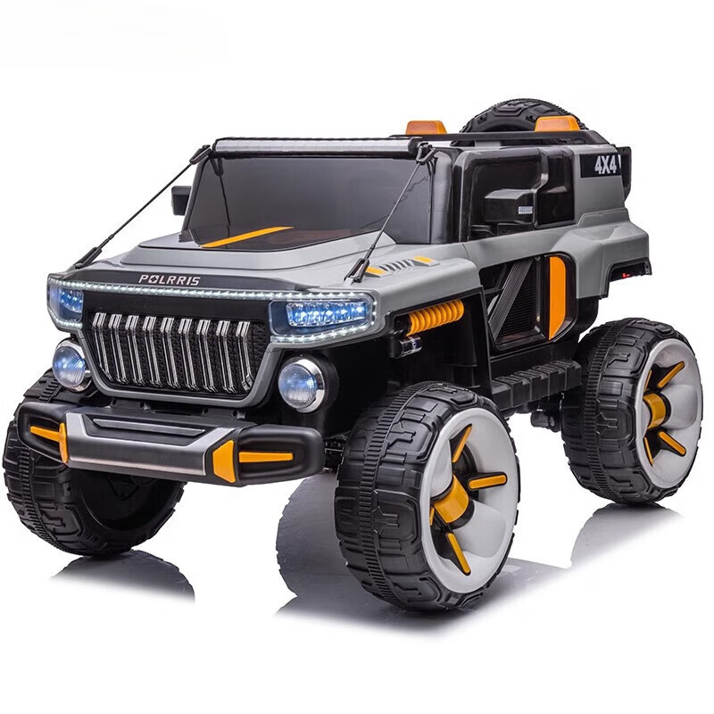 孩儿乖奔驰大g儿童电动车四轮遥控越野双座宝宝玩具车可坐大人双人礼物 粉色【四驱双油门-12V7大电瓶-全功能-皮座】