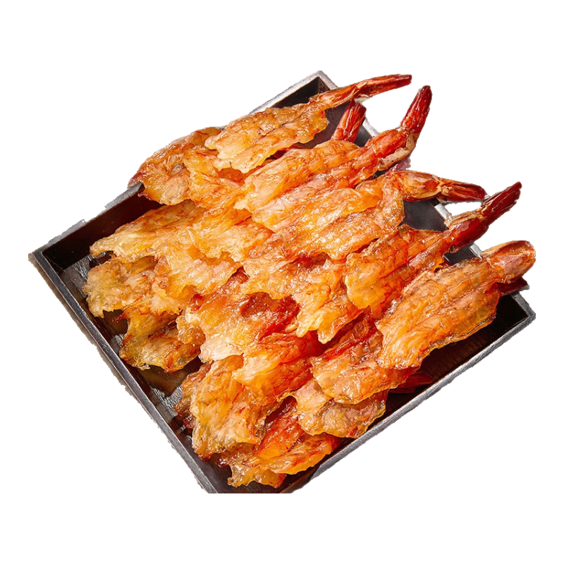 海鮮晟海鮮福溫州烤蝦開背蝦鳳尾蝦烤蝦干大號即食海鮮 開背蝦 90g 開背蝦90g