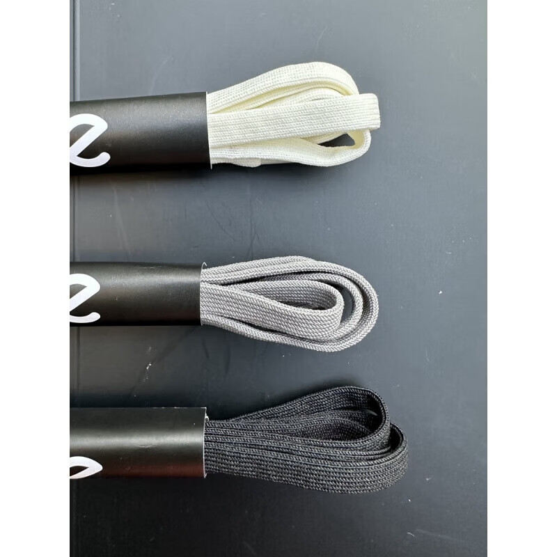 适配爱步ecco通用扁弹性鞋带全棉防水白色黑色休闲运动户外鞋带 扁弹性灰色