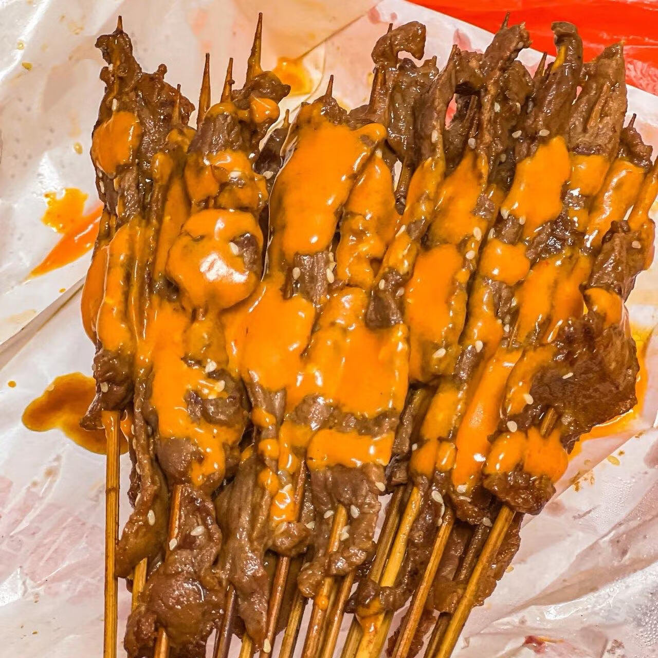 湿辣牛肉5串（不能免辣）