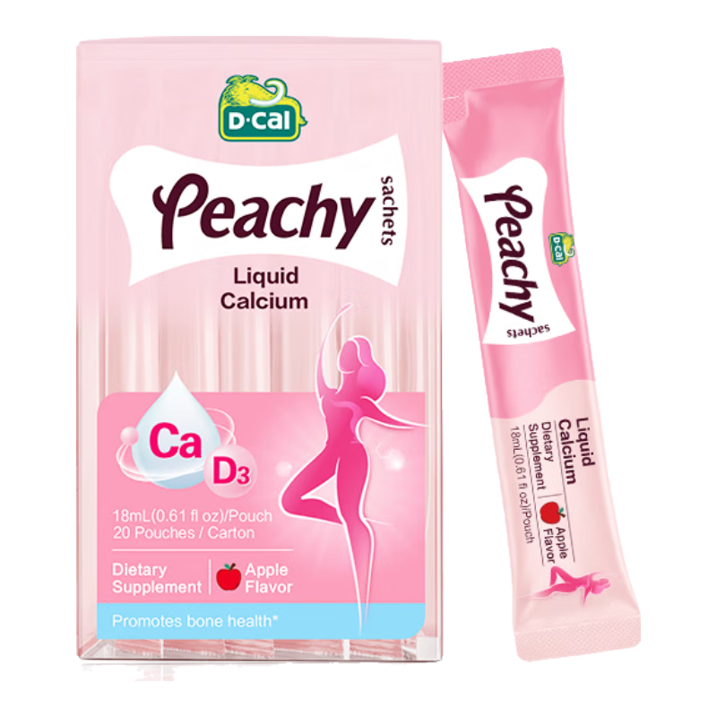 迪巧小粉条液体钙女性成人钙液体柠檬酸钙维生素d3孕妇哺乳期补钙两盒