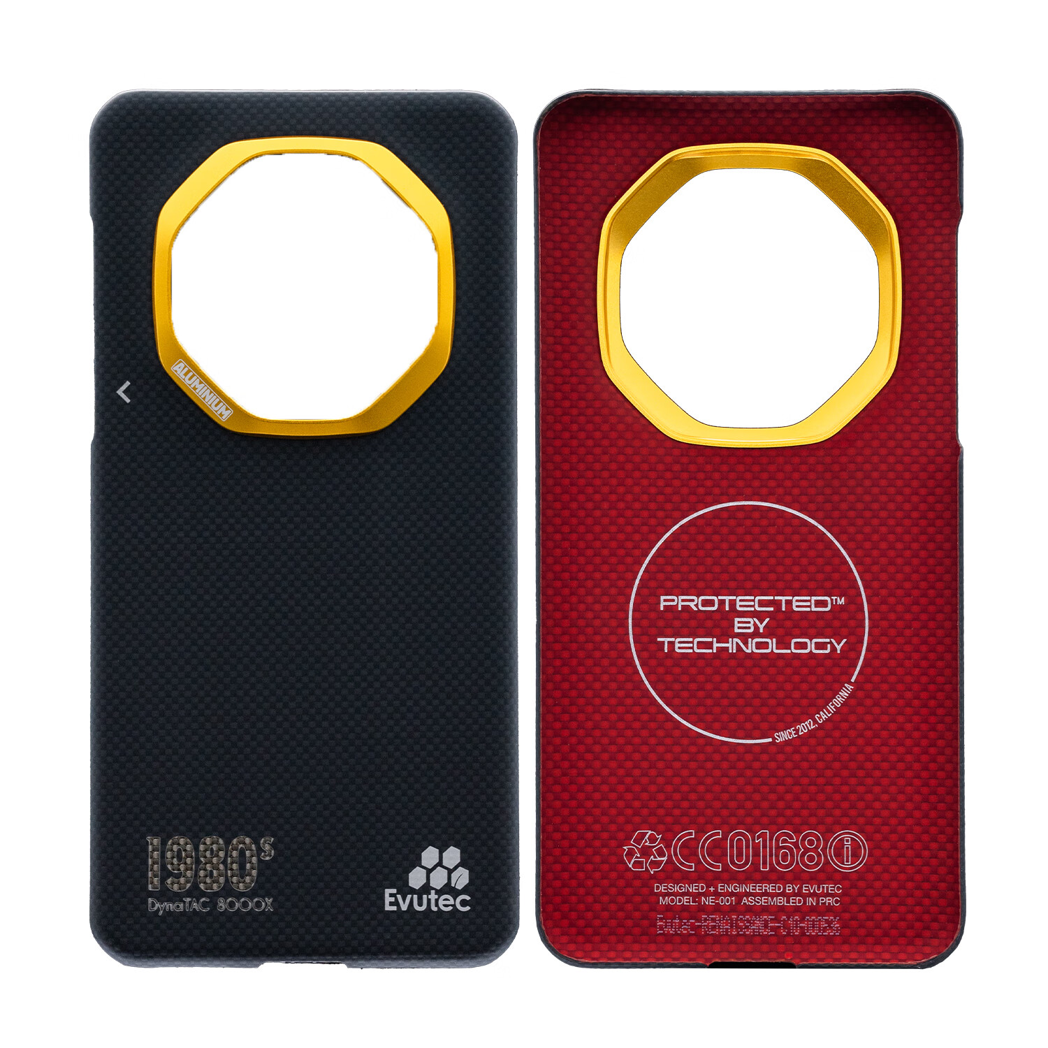 Evutec重生【金色的80/90年代】华为非凡大师Mate60/70RS/X6/XT/芳纶宇航服纤维编织磁吸高级手机壳 70RS（无磁吸）|【金色的80年代】