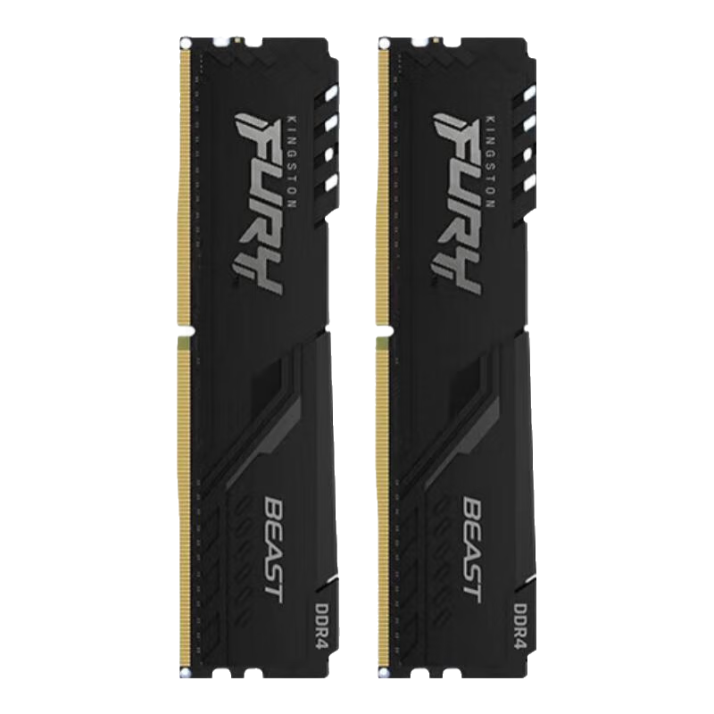 金士頓駭客神條ddr4內(nèi)存條3200臺式機(jī)電腦內(nèi)存條3600Beast野獸4代內(nèi)存16g馬甲條Fury駭客神條XMP 金士頓ddr4 64G(32x2)3200【駭客】