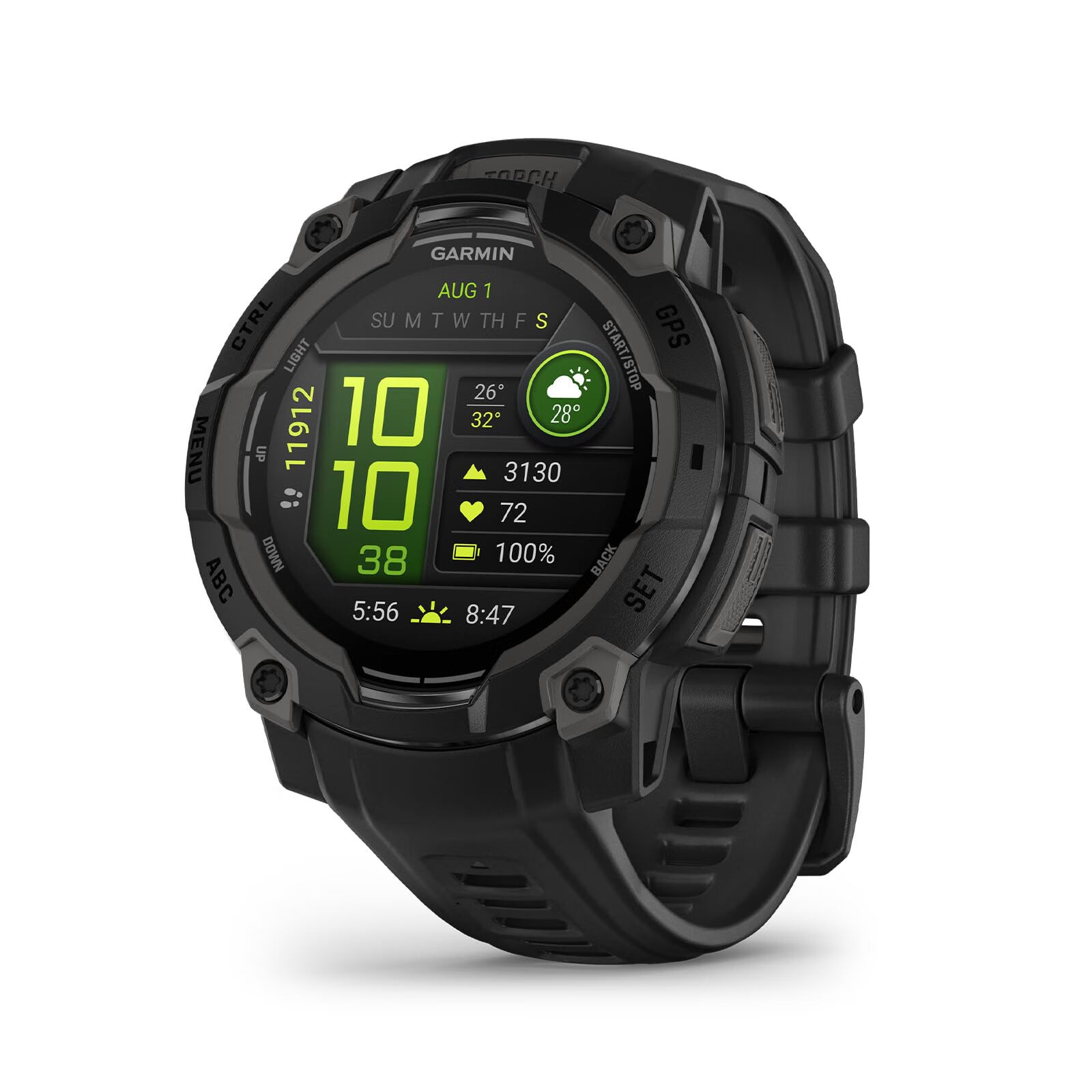 GARMIN 45mmGPSֱ AMOLEDʾ ֵͲ 18쳤 ӹ̱Ȧ ˮ˶ֱ 2446.73Ԫ